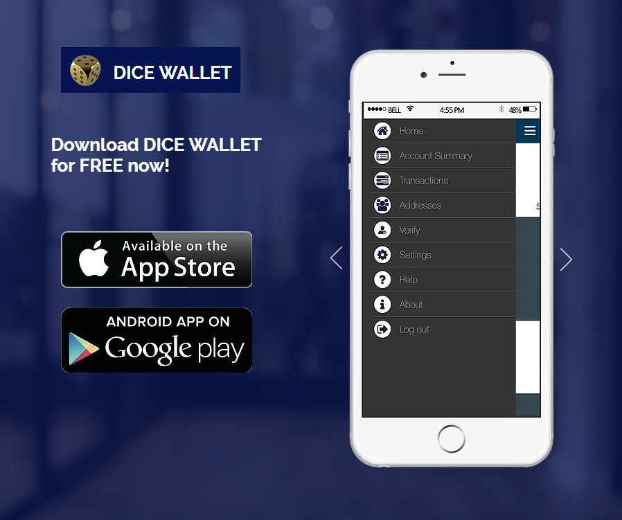 Dice Wallet ios android Ripple xrp
